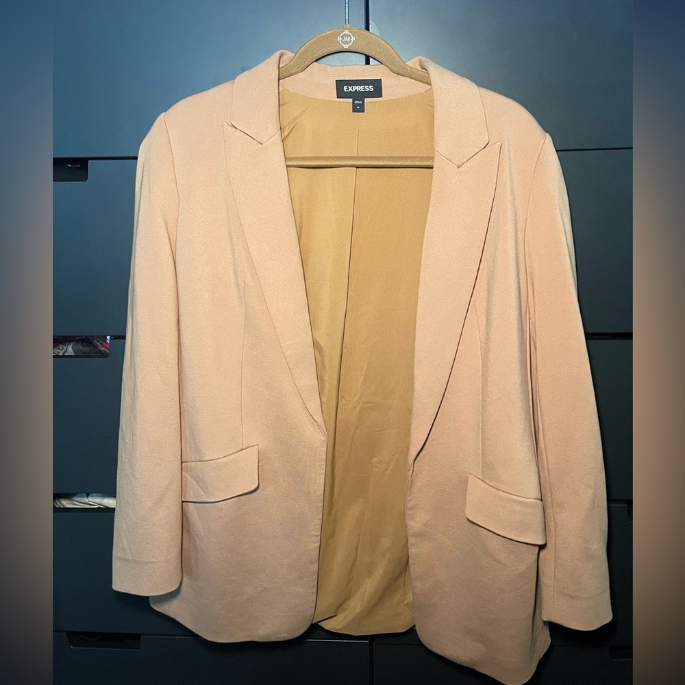 Express Tan Blazer Jacket